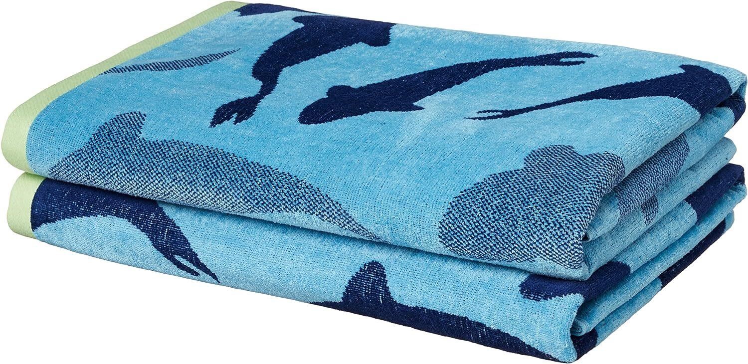 Premium Cotton Beach Towel  2-Pack  72 x 36