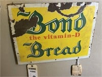 Bond Bread sign 14x14 SSP