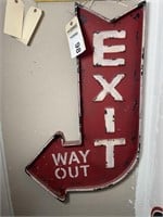 Decorator Exit sign 20Wx30T
