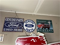 (3) Ford decorator signs