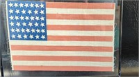 Small 39 Star American flag Framed Under