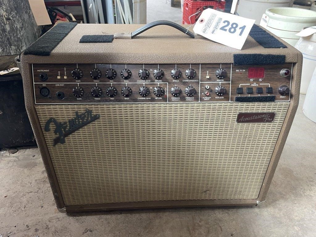Vintage Fender AcoustaSonic Pro amp