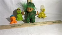 Christmas Troll Doll, Dinosaur, Alien and Funny