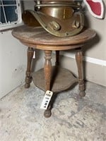 Antique oak accent table
