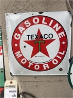Texaco Gasoline Motor Oil decorator sign