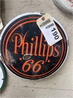 Phillips 66 convex sign 14" SSP