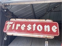 Firestone die cut sign 48Wx16T DST