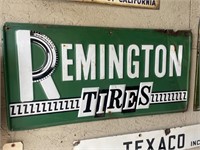 Remington Tires embossed sign SST