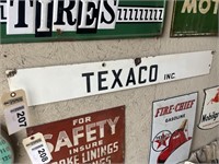 Texaco Inc sign 36Wx5T SSP