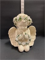 Praying cherub figurine