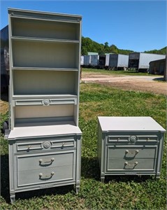 Mid-Century Thomasville Night Stands, One With
