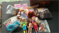 Assorted Dolls, Wigs and Miscellaneous