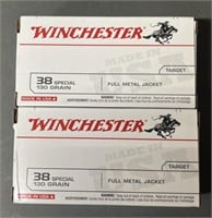 100 rnds Winchester .38 Special Ammo