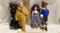 4 Wizard Of Oz Dolls