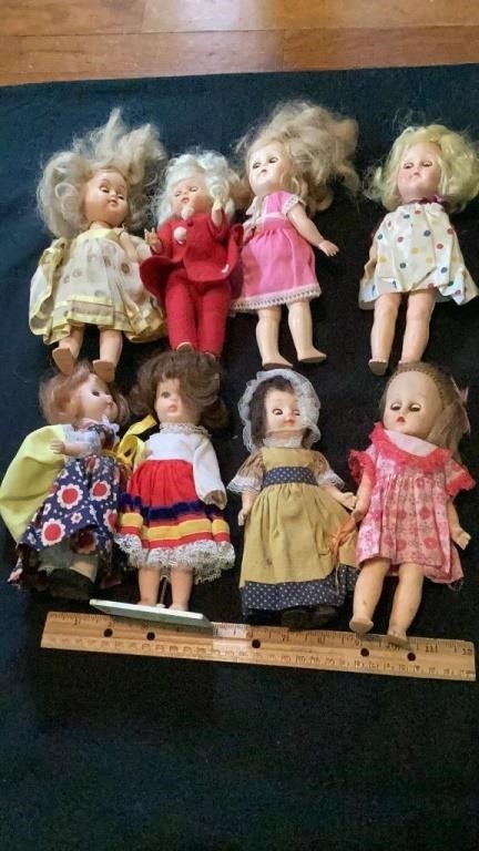 Assorted Old Dolls