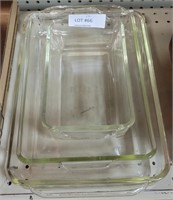 PYREX & FIRE KING GLASS BAKING DISHES