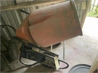 Portable electric cement mixer