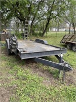 16' bumper pull tandem axle trailer
