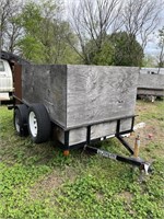 Bumper pull 2-wheel lawn & garden trailer