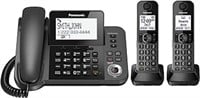 Panasonic DECT 6.0 2-in-1 Corded/Cordless Phone wi