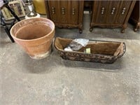 PLANTER AND 3FT TROUGH