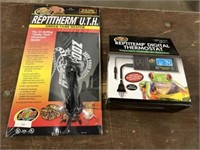 NEW REPTILE HEATER AND THERMOSTAT