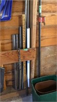 Metal poles- various sizes 30-60”