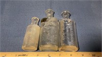 3 Mini Medicine Canton Bottles