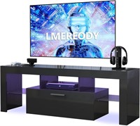 LED TV Stand for 32-55 inch TV with Storage  Black