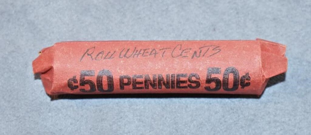 COINS - ROLL WHEAT CENTS