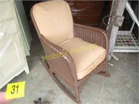 OUTDOOR ROCKING CHAIR-PICK UP ONLY(GIBBS)