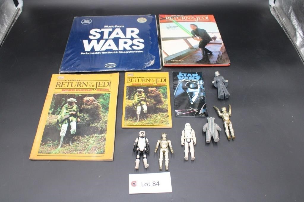 (6) Star Wars Mini Figures Puzzle Book, Story Book