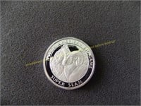 Proof 1 troy ounce .999 silver round