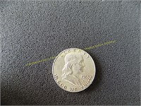 Uncirculated 1963 D Ben Franklin silver half