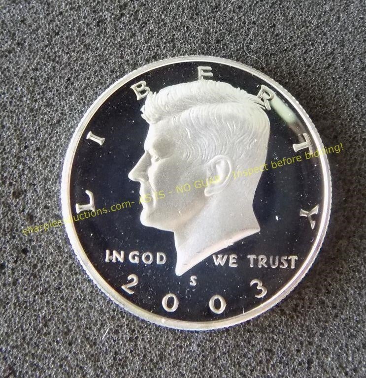 Proof 2003 Kennedy half dollar