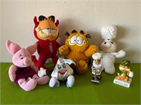 Garfield, Pillbury Doughboy Plush, Hersheys +++