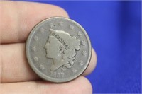 Mint Error 1837 Large Cent