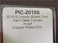 Gem Deep Cameo Proof 2015 S Lincoln Penny