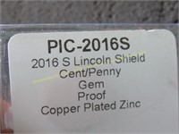 Gem Proof 2016 S Lincoln Penny