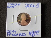 Gem Proof 2016 S Lincoln Penny