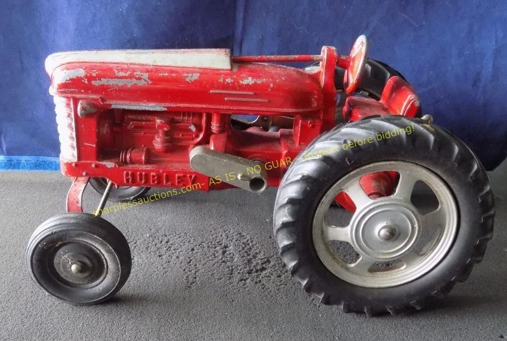 Vintage Hubley toy tractor