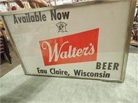 Walter's Beer Sign  -  18"Wx12"H