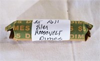 COINS - 5 DOLLAR ROLL SILVER ROOSEVELT DIMES