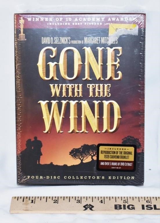 NIB GONE WITH THE WIND DVD - COLLECTORS EDITION