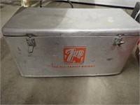 Alum. 7-Up Cooler - 30"Wx13"Dx16"H