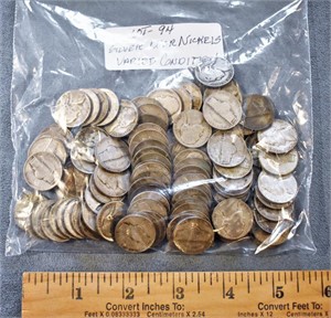 COIN LOT - SILVER WAR NICKELS