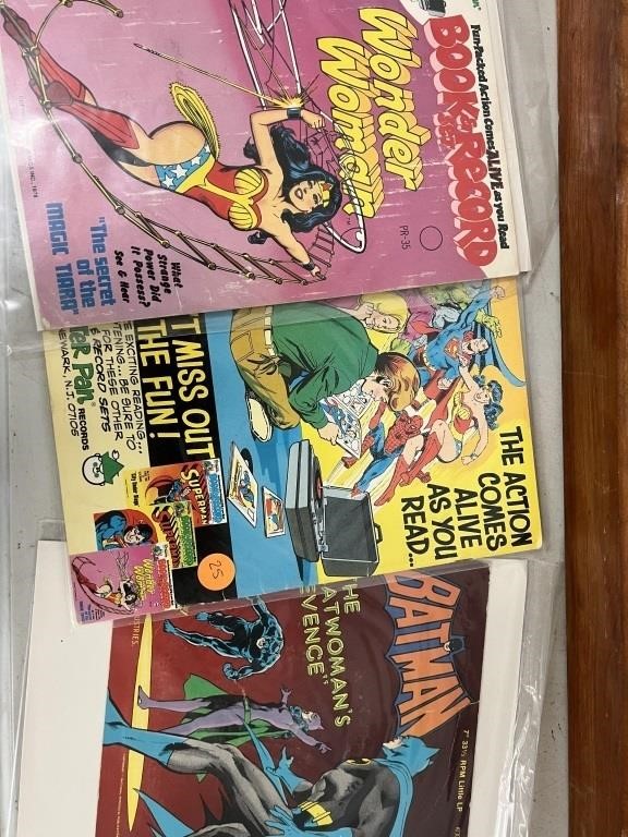 Book and record set Misc batman superman