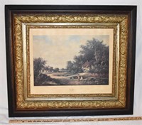 THOMAS HAND SPRING MORNING LITHOGRAPHED PRINT