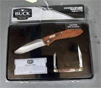Buck 2pc Knife Set in Collector Tin