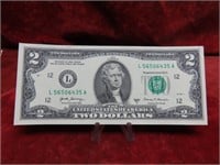 2017A $2 San Francisco Federal Reserve Banknote.